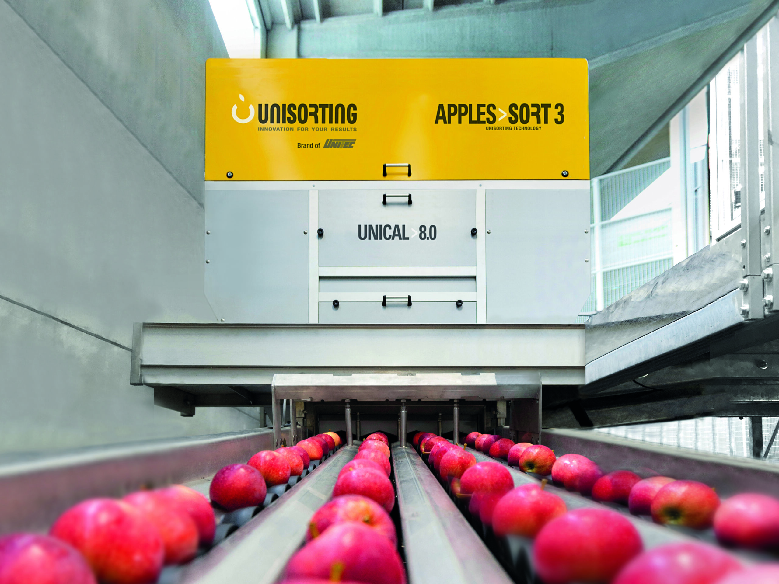 Unisorting Technologien "Apples sort" für Äpfel