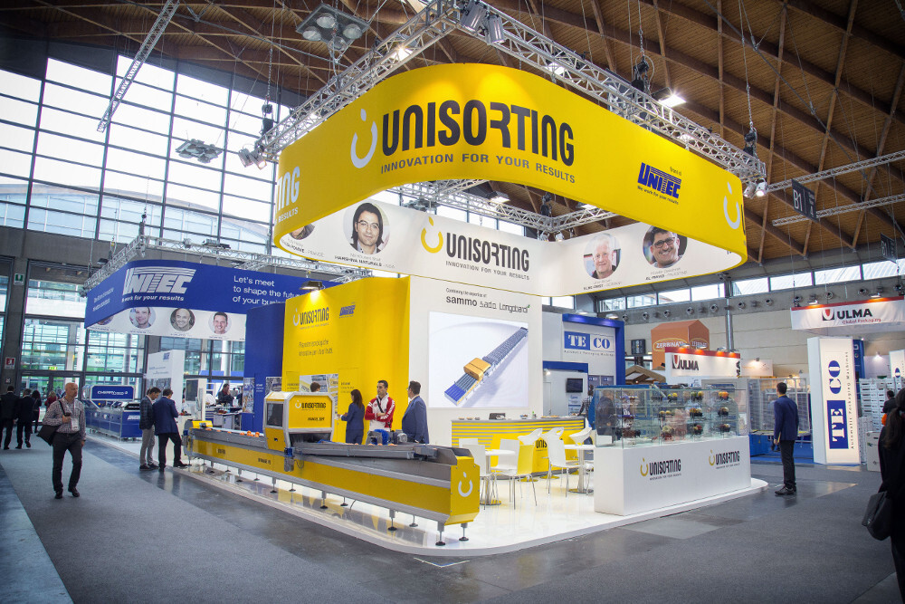 Unisorting - tecnologías para productos frescos en Macfrut 2017, Rimini (Italia)